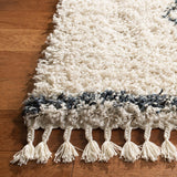 Safavieh Pro Lux Shag Plx435A Cream / Blue Rugs.