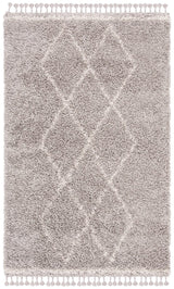 Safavieh Pro Lux Shag Plx435F Grey / Cream Rugs.