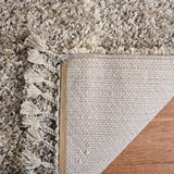 Safavieh Pro Lux Shag Plx435F Grey / Cream Rugs.