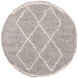 Safavieh Pro Lux Shag Plx435F Grey / Cream Rugs.
