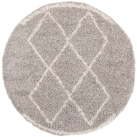 Safavieh Pro Lux Shag Plx435F Grey / Cream Rugs.