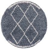 Safavieh Pro Lux Shag Plx435L Cream / Blue Rugs.