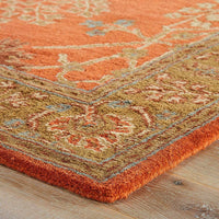 Jaipur Poeme Chambery Pm51 Orange Rust / Gold Brown Area Rug