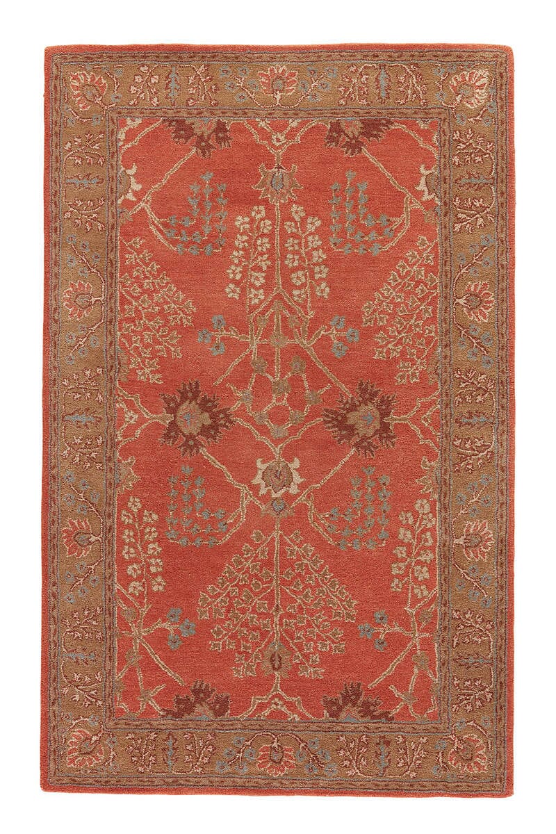 Jaipur Poeme Chambery Pm51 Orange Rust / Gold Brown Area Rug