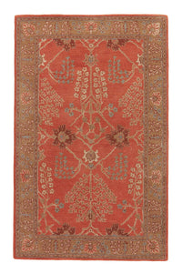 Jaipur Poeme Chambery Pm51 Orange Rust / Gold Brown Area Rug