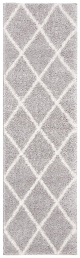 Safavieh Parma Shag Pma515G Grey/Cream Rug.