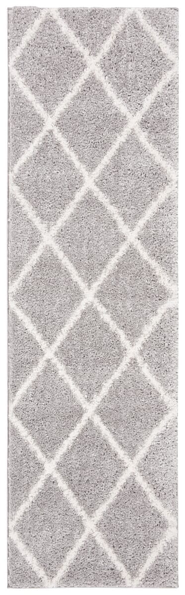 Safavieh Parma Shag Pma515G Grey / Cream Moroccan Area Rug