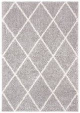 Safavieh Parma Shag Pma515G Grey/Cream Rug.