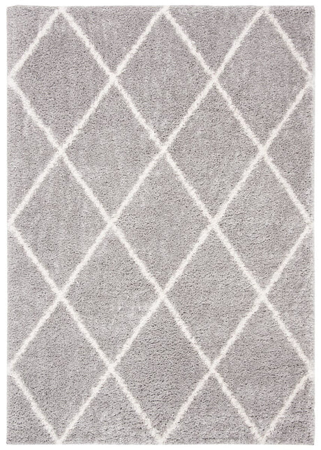 Safavieh Parma Shag Pma515G Grey/Cream Rug.