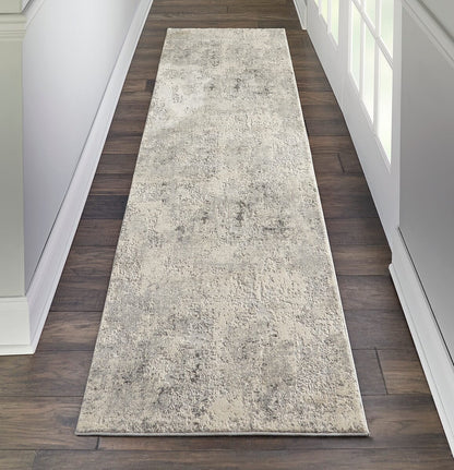 Nourison Rustic Textures Rus07 Grey / Beige Area Rug