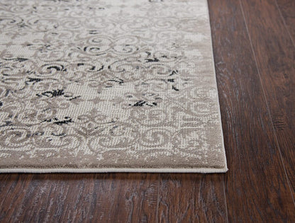 Rizzy Panache Pn6970 Beige, Taupe, Gray, Black Area Rug