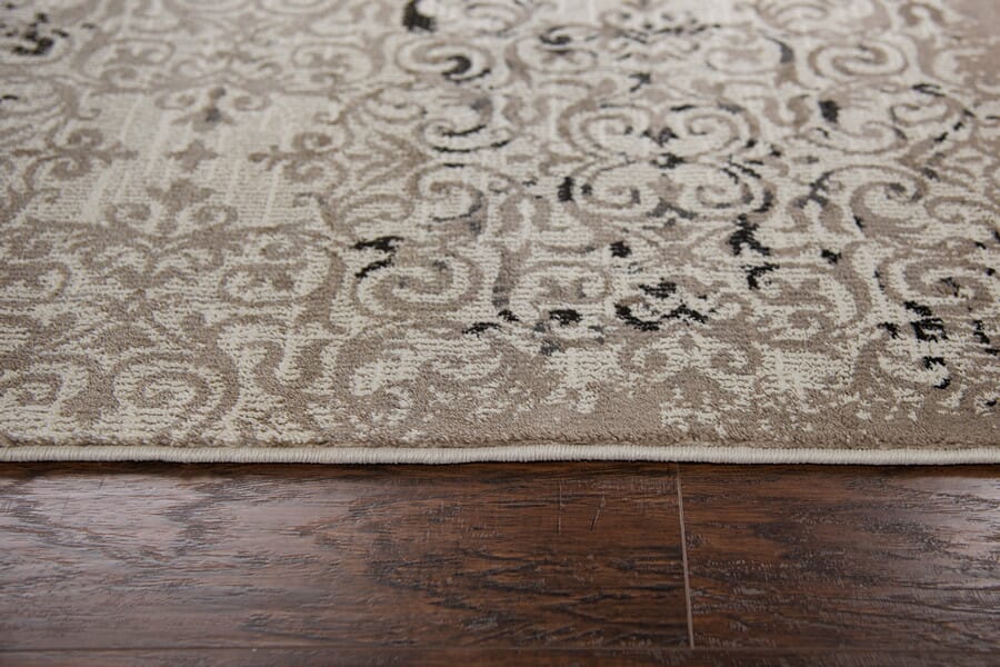 Rizzy Panache Pn6970 Beige, Taupe, Gray, Black Area Rug