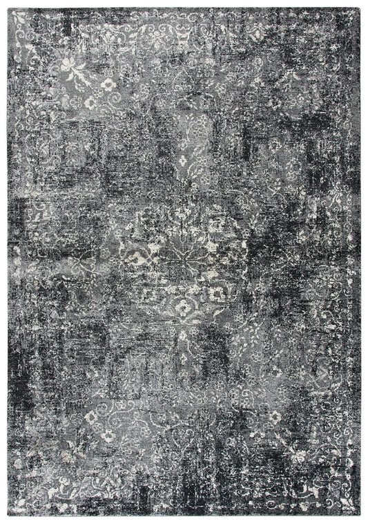 Rizzy Panache Pn6971 Gray, Dark Gray, Black, Ivory Vintage / Distressed Area Rug