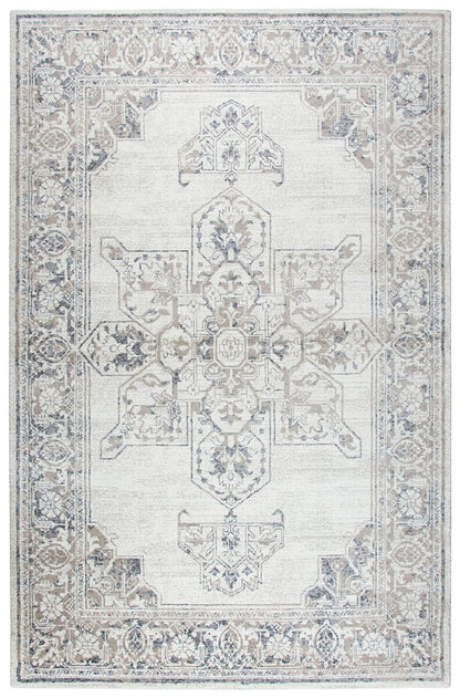 Rizzy Panache Pn6980 Natural, Beige, Gray, Dark Gray Area Rug