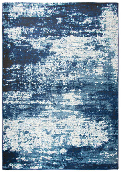 Rizzy Panache Pn6988 Ivory, Light Blue, Medium Blue Organic / Abstract Area Rug