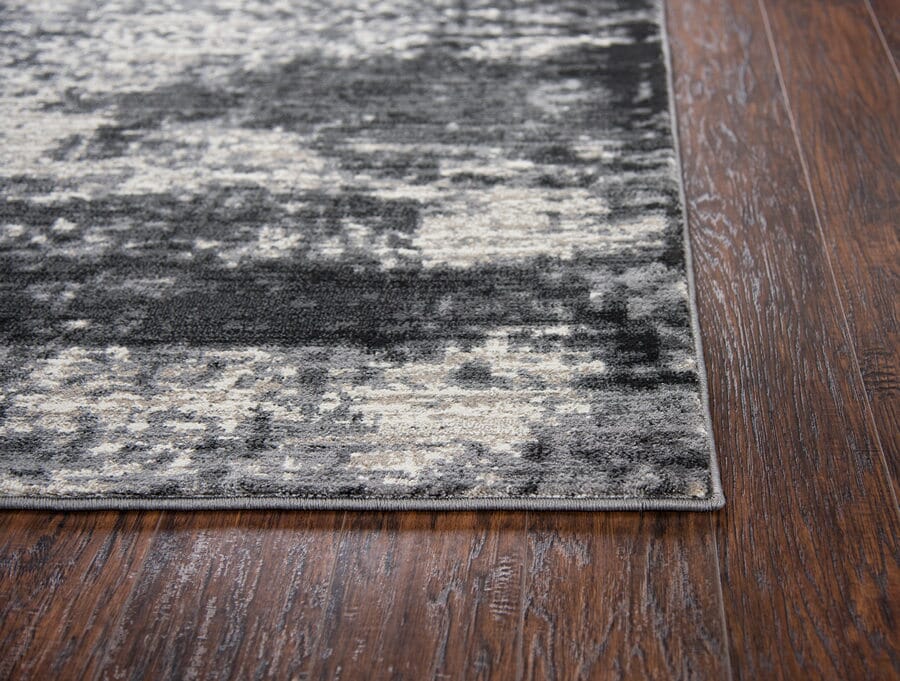 Rizzy Panache Pn6990 Light Blue, Tan, Gray, Dark Gray Organic / Abstract Area Rug