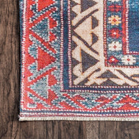 Nuloom Serra Printed Cartouche Totem Nse2621A Multi Area Rug