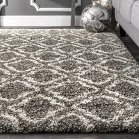 Nuloom Burma Trellis Nbu2661A Dark Gray Area Rug