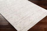Surya Pokhara Pok-2300 Taupe, Khaki, Light Gray, Medium Gray Rugs.