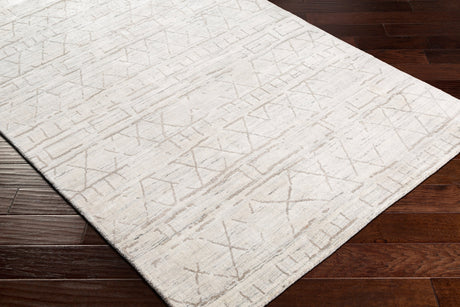 Surya Pokhara Pok-2300 Taupe, Khaki, Light Gray, Medium Gray Rugs.