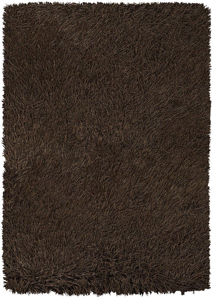 Chandra Poligan Pol30801 Brown Shag Area Rug