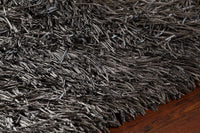 Chandra Poligan Pol30802 Grey Shag Area Rug