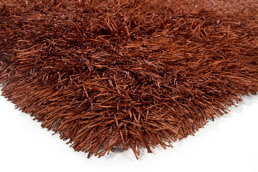 Chandra Poligan Pol30803 Chocolate Shag Area Rug