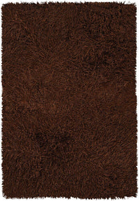 Chandra Poligan Pol30803 Chocolate Shag Area Rug