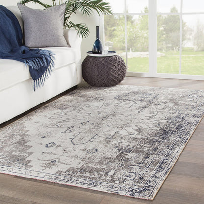 Jaipur Polaris Isolde Pol07 Gray Vintage / Distressed Area Rug