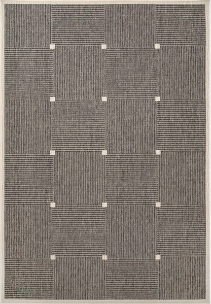 Nuloom Ryann Glen Check Nry2877A Gray Area Rug