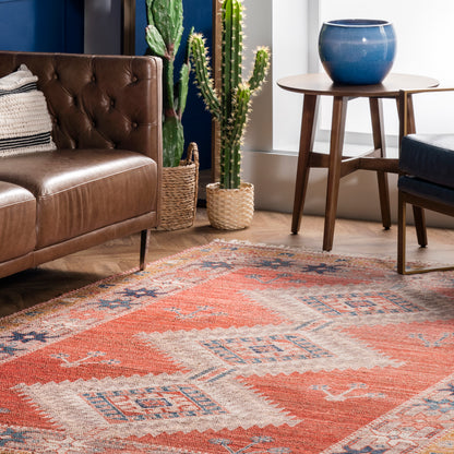 Nuloom Krista Aztec Nkr3462A Rust Area Rug