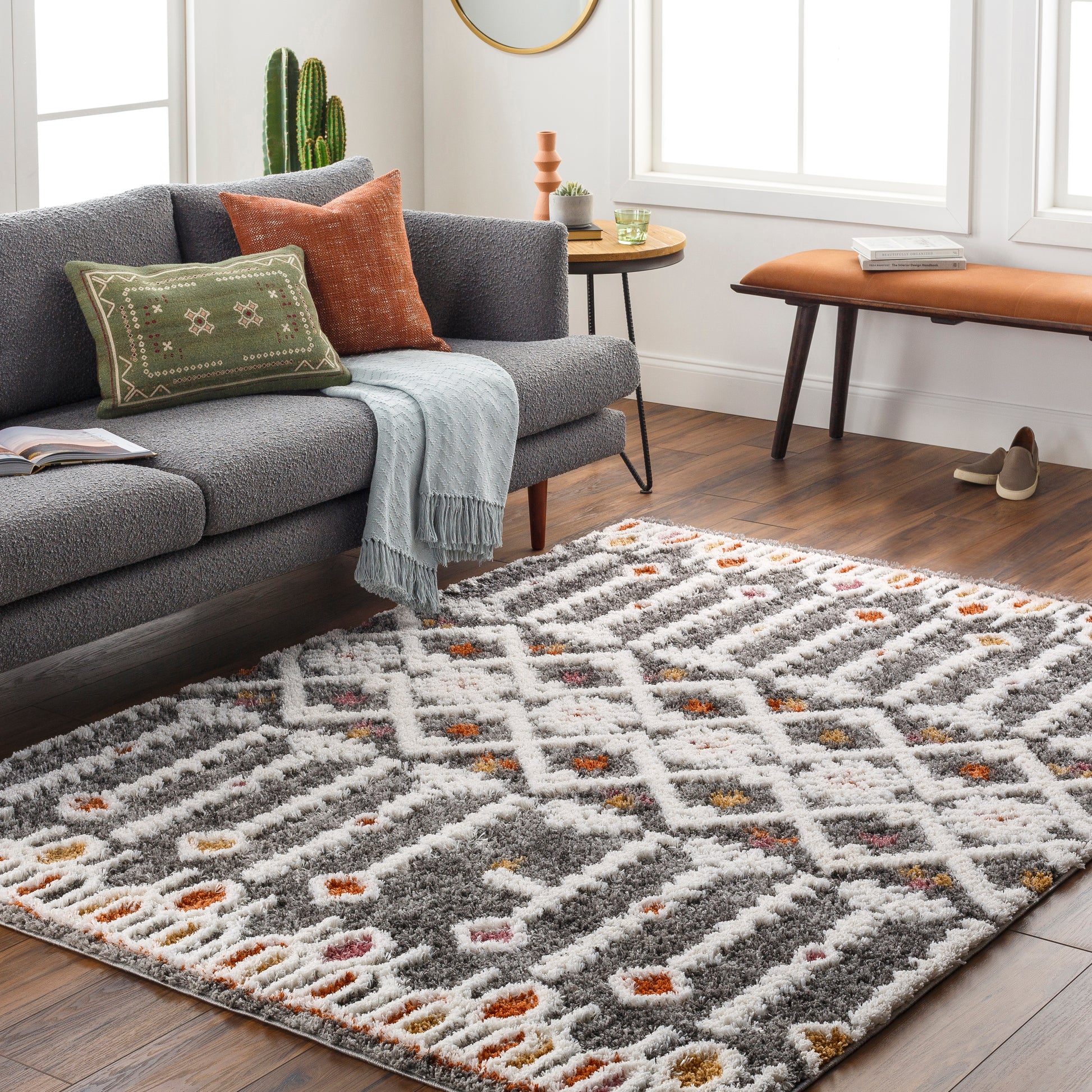 Surya Polaris Pri-2300 Grey Area Rug