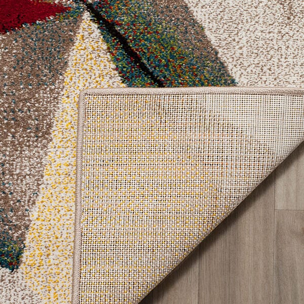 Safavieh Porcello Prl6940F Light Grey / Orange Rugs.