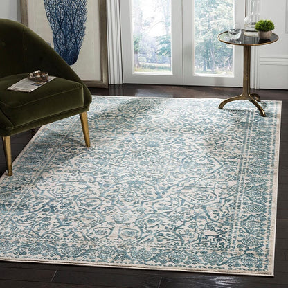 Safavieh Princeton Prn714M Blue / Beige Vintage / Distressed Area Rug