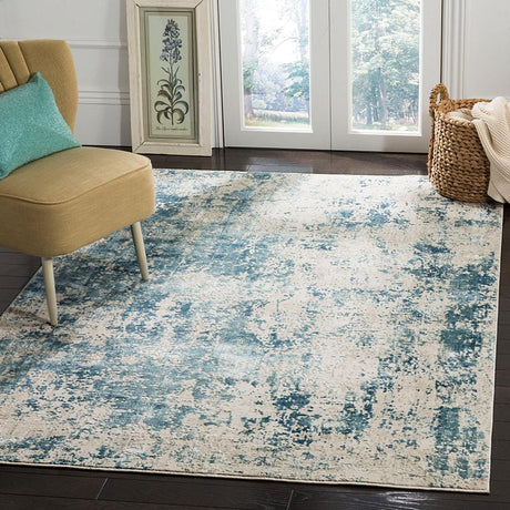 Safavieh Princeton Prn716M Blue/Beige Rug.