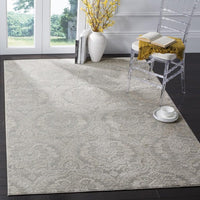 Safavieh Princeton Prn717G Grey / Beige Damask Area Rug