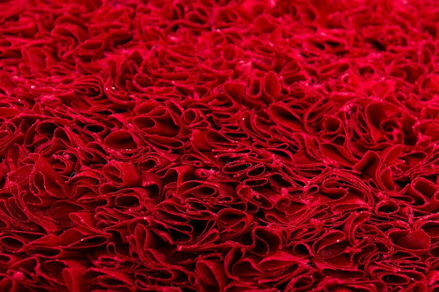 Chandra Proline Pro32305 Red Shag Area Rug