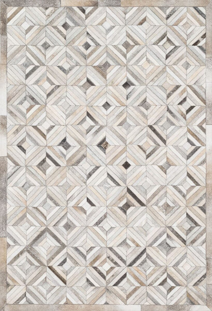 Loloi Promenade PO-01 Ivory / Grey Geometric Area Rug