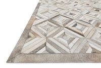 Loloi Promenade PO-01 Ivory / Grey Geometric Area Rug