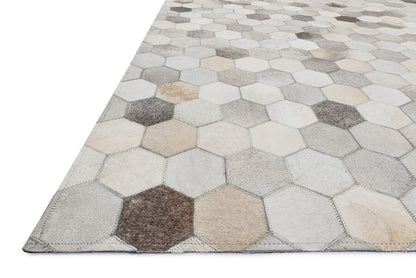 Loloi Promenade PO-02 Grey Geometric Area Rug