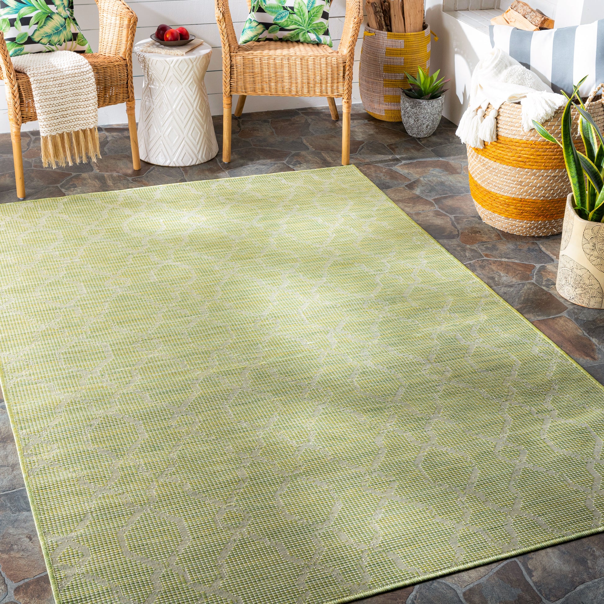 Surya Pasadena Psa-2330 Grass Green Area Rug