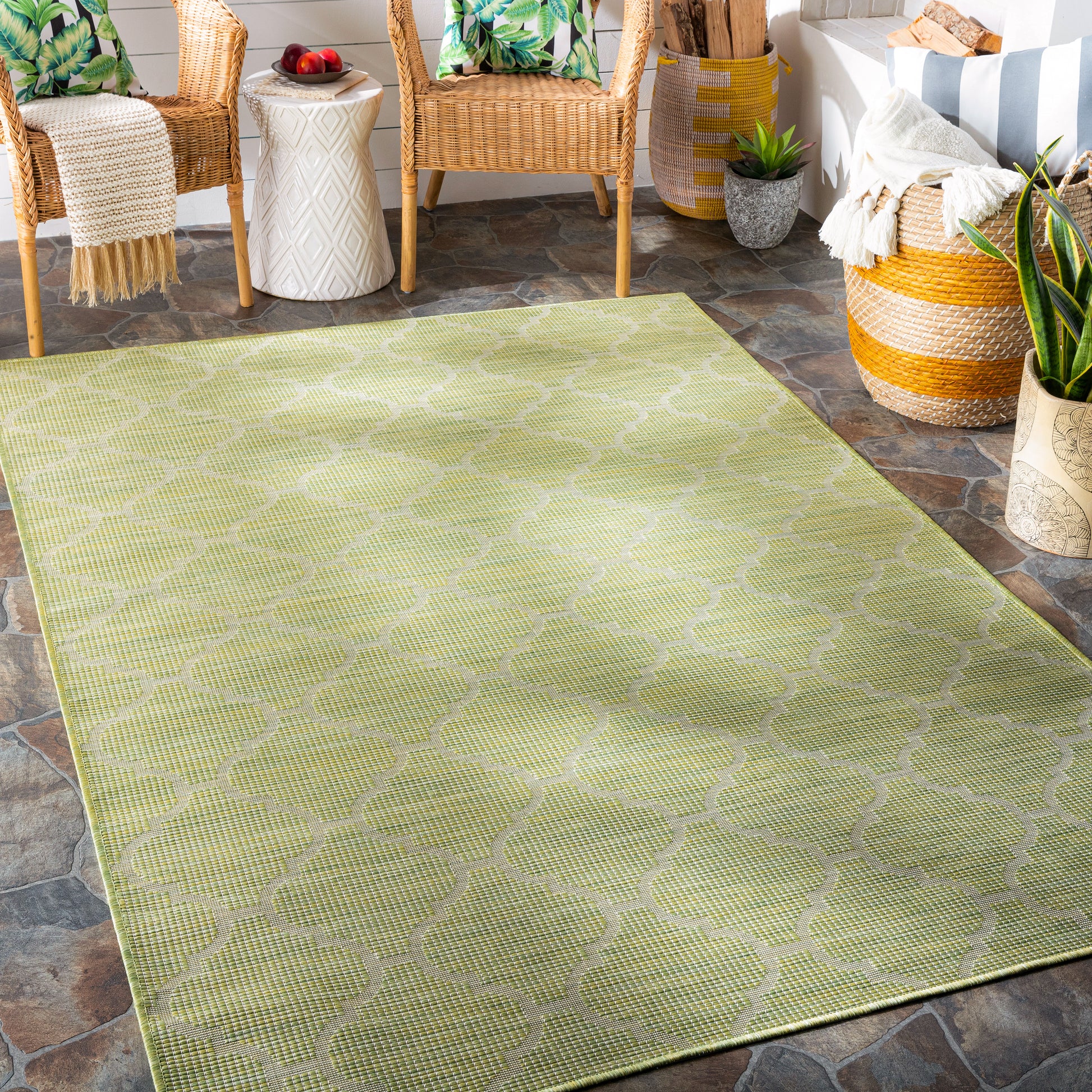 Surya Pasadena Psa-2337 Grass Green Area Rug