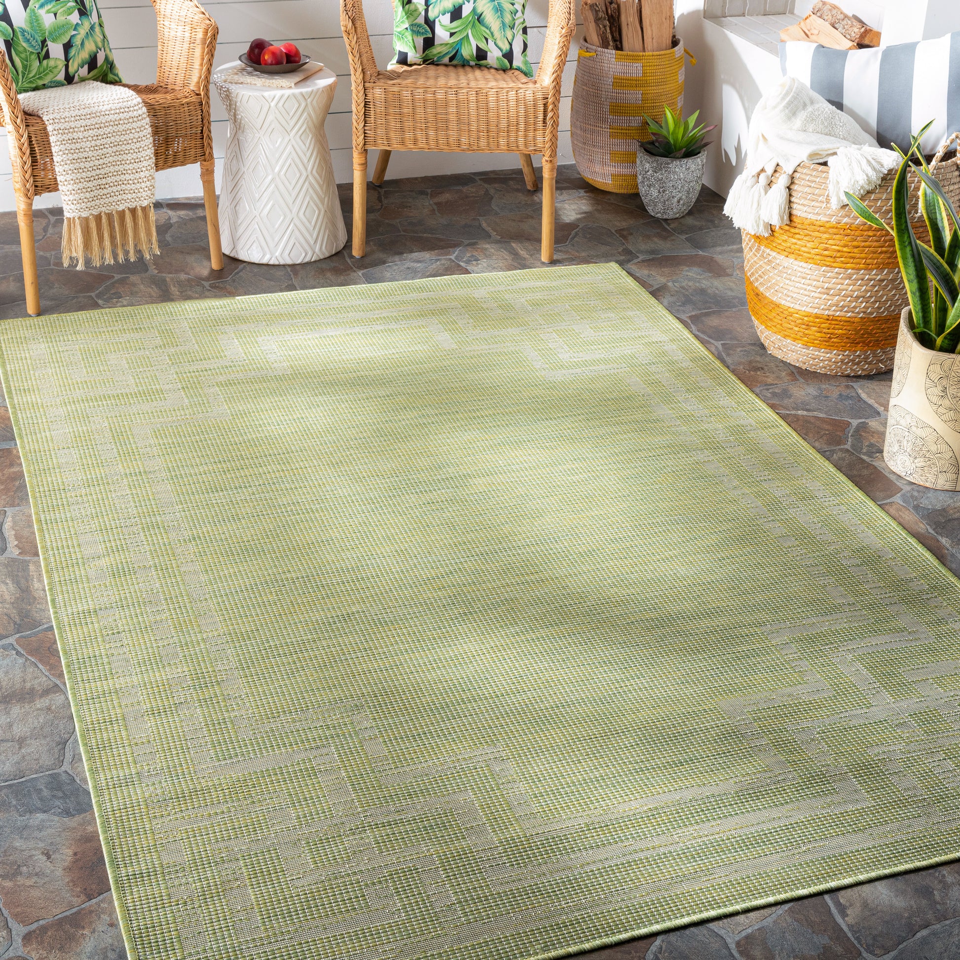 Surya Pasadena Psa-2348 Grass Green Area Rug