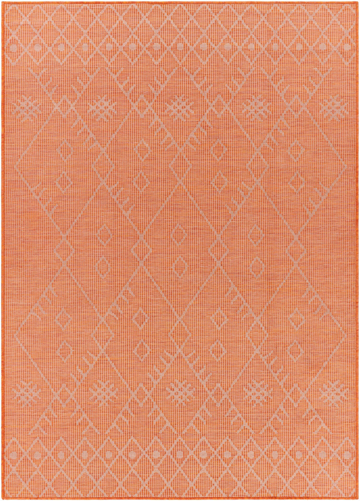 Surya Pasadena Psa-2365 Bright Orange Area Rug