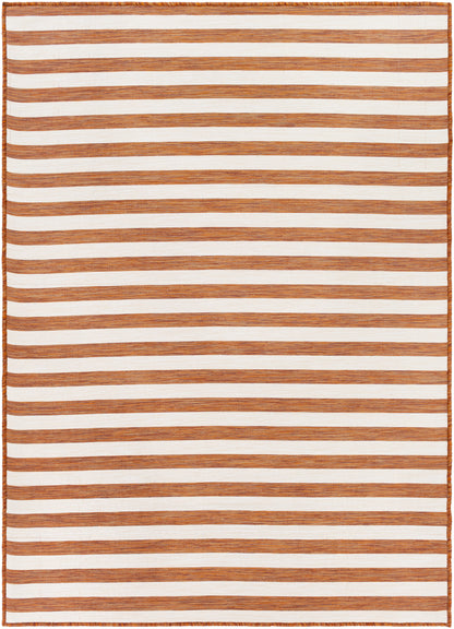 Surya Pasadena Psa-2380 Burnt Orange, Cream Area Rug