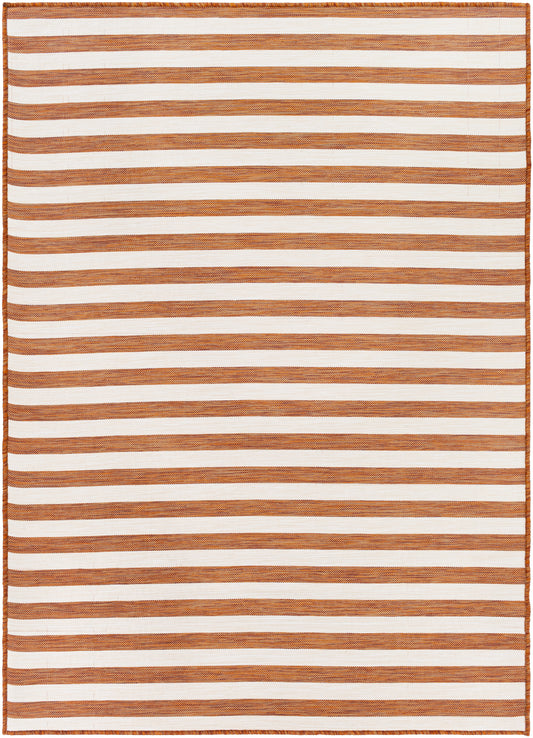 Surya Pasadena Psa-2380 Burnt Orange, Cream Area Rug