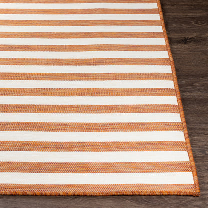 Surya Pasadena Psa-2380 Burnt Orange, Cream Area Rug