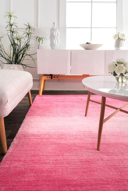 Nuloom Ombre Bernetta Nom1444C Pink Area Rug