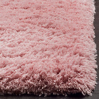 Safavieh Polar Shag Psg800P Light Pink Shag Area Rug