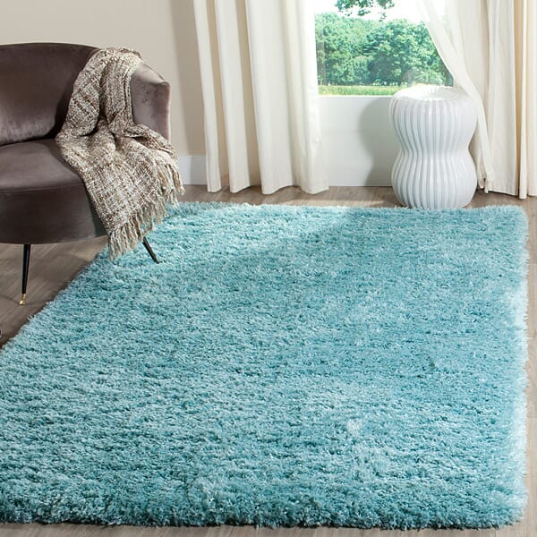 Safavieh Polar Shag Psg800T Light Turquoise Rugs.